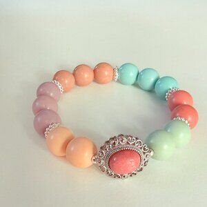 Alashan Agate Artisan Bracelet | Handmade Natural Stone